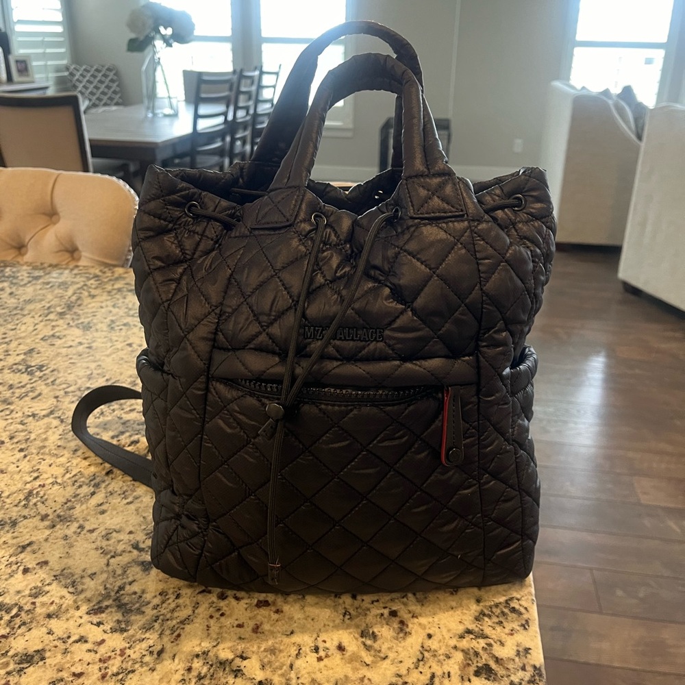 MZ Wallace Small Metro Convertible Backpack Purse